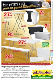 Chaise Angebote im Prospekt "Joyeuses Fêtes VOTRE RÉVEILLON À PRIX GAGNANTS !" von Bazarland Chaise Angebote im Prospekt "Joyeuses Fêtes VOTRE RÉVEILLON À PRIX GAGNANTS !" von Bazarland auf Seite 4