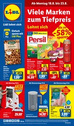 Lidl Prospekt "LIDL LOHNT SICH" für Bad Laasphe, 69 Seiten, 18.08.2025 - 23.08.2025 Lidl Prospekt "LIDL LOHNT SICH" für Bad Laasphe, 69 Seiten, 18.08.2025 - 23.08.2025