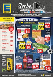 Cola im aktuellen EDEKA Prospekt (Essen) Cola im EDEKA Prospekt "Aktuelle Angebote" mit 25 Seiten (Essen)