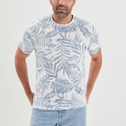 T-shirt manches courtes Creeks bleu homme en promo chez La Halle T-shirt manches courtes Creeks bleu homme dans le catalogue La Halle