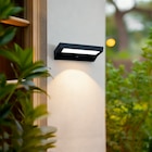 Applique solaire led pulsar noir 600lm en promo chez Brico Dépôt Applique solaire led pulsar noir 600lm dans le catalogue Brico Dépôt