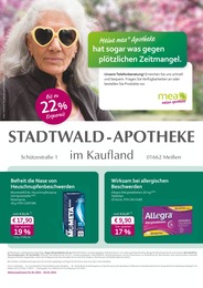 mea - meine apotheke Prospekt für Meißen, Sachs und Umgebung: „Unsere April-Angebote“, 4 Seiten, 01.04.2024 - 30.04.2024