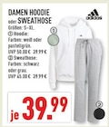 DAMEN HOODIE oder SWEATHOSE Angebote von adidas bei Marktkauf Bochum für 39,99 €