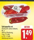 nah und gut Dinkelsbühl - Spitzpaprika rot Angebot im Prospekt Spitzpaprika rot bei nah und gut im Dinkelsbühl Prospekt für 1,49 €
