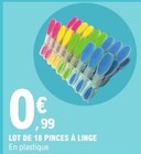 Lot de 18 pinces à linge dans le catalogue E.Leclerc