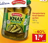 Knax Gewürzgurken von Hengstenberg im aktuellen Netto Marken-Discount Prospekt für 1,79 €