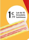 Lot de 15 bracelets lumineux dans le catalogue Maxi Bazar