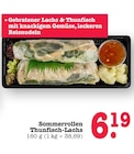 Aktuelle Lachs Angebote bei E center in Frankfurt (Main) Aktuelles Sommerrollen Thunfisch-Lachs Angebot bei E center in Frankfurt (Main) ab 6,19 €