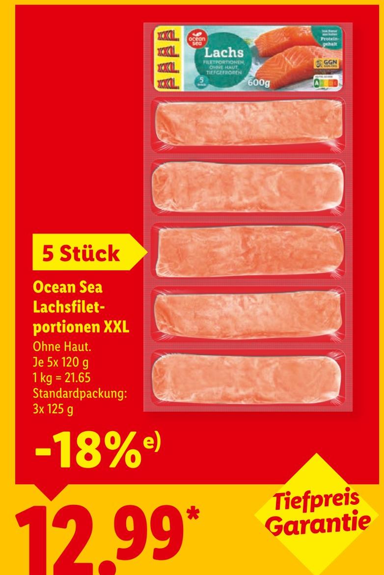 Lachsfilet-portionen XXL
