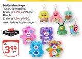 Schlüsselanhänger Plüsch SpongeBob im Angebot bei GLOBUS in Maintal Schlüsselanhänger Plüsch SpongeBob Angebote von ZURU Fuggler bei GLOBUS Maintal für 3,99 €