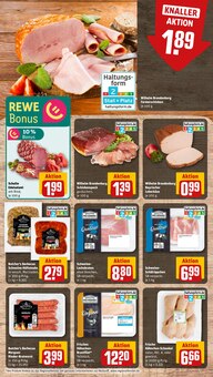 Wurst im aktuellen REWE Prospekt (Essen) Wurst im REWE Prospekt "Dein Markt" mit 16 Seiten (Essen)