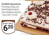 Sahnetorte im Angebot bei GLOBUS in Wetzlar Sahnetorte Angebote von GLOBUS bei GLOBUS Wetzlar für 6,20 €
