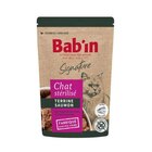 Médor et Compagnie Pierre-Bénite - Promo Boîte Chat - Bab'in Terrine Saumon en sachet - 80 gr Promo Boîte Chat - Bab'in Terrine Saumon en sachet - 80 gr à 1,69 € dans le catalogue Médor et Compagnie à Pierre-Bénite