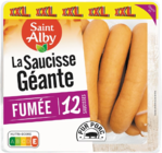 Saucisses géantes fumées - Saint Alby en promo chez Lidl Tourcoing à 7,55 €