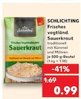 Frisches vogtländ. Sauerkraut von Schlichting im aktuellen Kaufland Prospekt