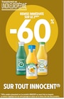 Intermarché Fitz-James - Promo -60 % remise immédiate sur le 2ème sur tout INNOCENT Promo -60 % remise immédiate sur le 2ème sur tout INNOCENT à dans le catalogue Intermarché à Fitz-James