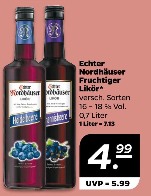 Fruchtiger Likör Heidelbeere
