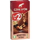 Talettes De Chocolat Bloc Lait Noisettes Côte D'or en promo chez Auchan Hypermarché La Garenne-Colombes à 4,80 €