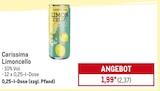Limoncello im METRO Prospekt Limoncello von Carissima im aktuellen METRO Prospekt für 2,37 €