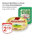 GLOBUS - Weichkäse, Le Snack Angebot im Prospekt Weichkäse, Le Snack bei GLOBUS im Prospekt "" für 2,19 €