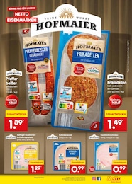 Schinkenwurst im Netto Marken-Discount Prospekt "Aktuelle Angebote" auf Seite 20