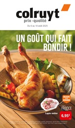 Catalogue Colruyt "UN GOÛT QUI FAIT BONDIR !" à Foug et alentours, 8 pages, 06/08/2025 - 10/08/2025