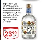 Cape Fynbos Gin im Angebot bei GLOBUS in Gotha Cape Fynbos Gin Angebote bei GLOBUS Gotha für 23,99 €