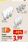 E27 LED-Lampen Angebote von Osram bei Lidl Memmingen für 3,99 €