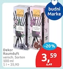 Raumduft von Dekor für 3,59 € bei budni im Angebot Raumduft von Dekor im aktuellen budni Prospekt