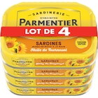 Sardines - PARMENTIER - Carrefour à Le Mans Sardines - PARMENTIER en promo chez Carrefour Le Mans à 6,60 €