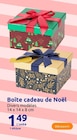 Boîte cadeau de Noël en promo chez Action Boulogne-Billancourt à 1,49 €