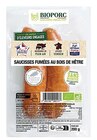 Saucisses fumées x 2 - BIOPORC en promo chez NaturéO Champigny-sur-Marne à 5,49 €