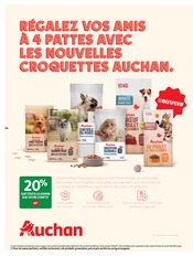 Promos Croquettes Chien dans le catalogue "LE GRAND MÉNAGE DE RENTRÉE" de Auchan Hypermarché Croquettes Chien en promo dans le catalogue Auchan Hypermarché à la page 56