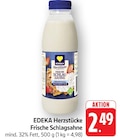 Frische Schlagsahne bei EDEKA im Prospekt "" für 2,49 €