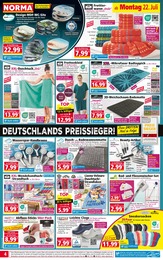 Duscheinlage Angebot im aktuellen Norma Prospekt auf Seite 4