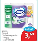 Smart Toilettenpapier von Zewa für 3,69 € bei budni im Angebot Smart Toilettenpapier von Zewa im aktuellen budni Prospekt