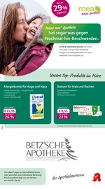 mea - meine apotheke Apotheken Prospekt der aktuellen Woche mit 4 Seiten, gültig von 01.03.2026 bis 31.03.2026, in Vellberg und Umgebung Aktueller mea - meine apotheke Apotheken Prospekt in Vellberg und Umgebung, "Unsere März-Angebote" mit 4 Seiten, 01.03.2026 - 31.03.2026