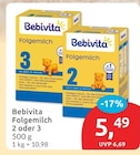 Folgemilch 2 im budni Prospekt Folgemilch 2 von Bebivita im aktuellen budni Prospekt für 5,49 €