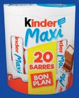 Barre chocolatée au lait maxi - KINDER - Intermarché Super Barre chocolatée au lait maxi - KINDER à 3,88 € dans le catalogue Intermarché Super