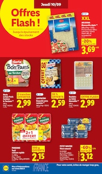 Promotion Thon dans le prospectus Lidl, valable du 10/09/2026 au 16/09/2026 Promo Thon dans le catalogue Lidl du moment à la page 16