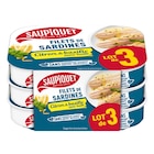 Filets de sardines sans arêtes - SAUPIQUET en promo chez Carrefour Nice à 4,95 €