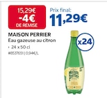 Eau gazeuse au citron - MAISON PERRIER - Costco à Noisy-le-Grand Eau gazeuse au citron - MAISON PERRIER en promo chez Costco Noisy-le-Grand à 11,29 €