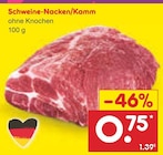 Schweine-Nacken/Kamm Angebot in Mylau Schweine-Nacken/Kamm im aktuellen Prospekt bei Netto Marken-Discount in Mylau