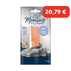 Promo MOMENTS Snack de Filet Saumon 10x30 g à 20,79 € dans le catalogue Maxi Zoo à Mondeville