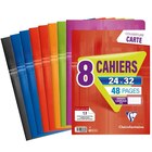 Lot de 8 cahiers - CLAIREFONTAINE en promo chez Carrefour Montrouge à 9,99 €