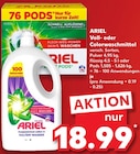 Voll- oder Colorwaschmittel Angebote von ARIEL bei Kaufland Neuss für 18,99 €