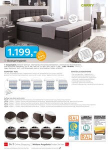 Boxspringbett im XXXLutz Möbelhäuser Prospekt "junges wohnen." mit 20 Seiten (Duisburg)