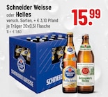 Weisse oder Helles von Schneider im aktuellen Trinkgut Prospekt für 15,99 €