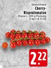 Aktuelles Cherry-Rispentomaten Angebot bei EDEKA in Krefeld ab 2,22 €