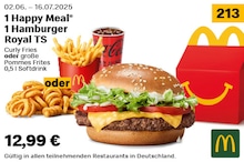 Hamburger im McDonalds Prospekt Hamburger im McDonalds Prospekt "Gönnung muss sein!" auf Seite 16